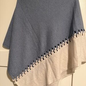 Cashmere poncho - new without tags